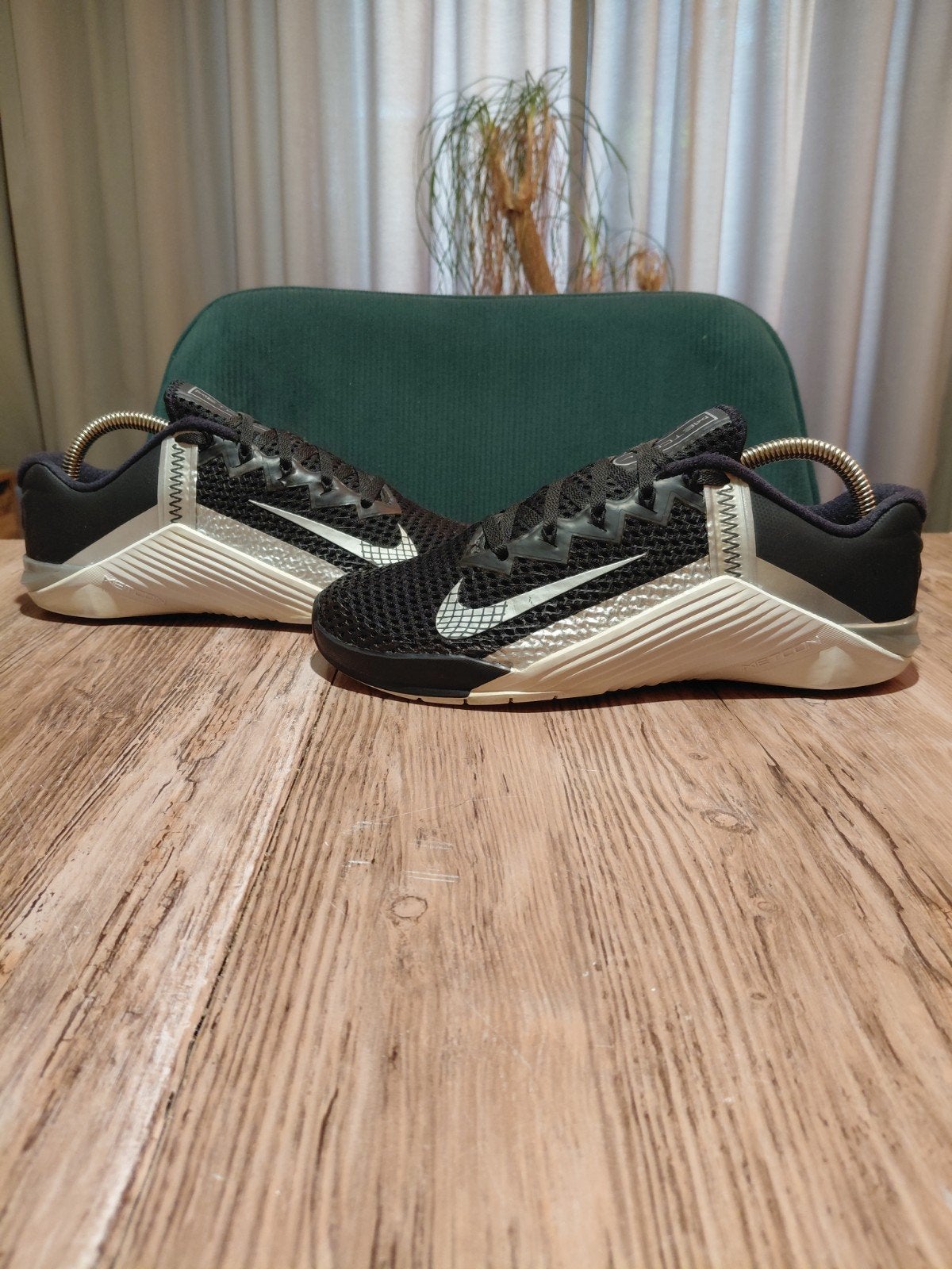 Nike Metcon 6 'Black Silver' Size 38, Zwart, Nike, Ophalen of Verzenden, Sneakers of Gympen