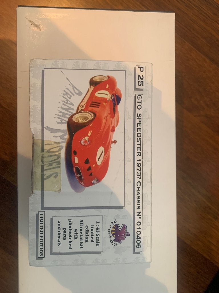 1:43 Ferrari GTO Speedster 1973 kit zeldzaam, Ophalen of Verzenden, Nieuw, Auto, Overige merken