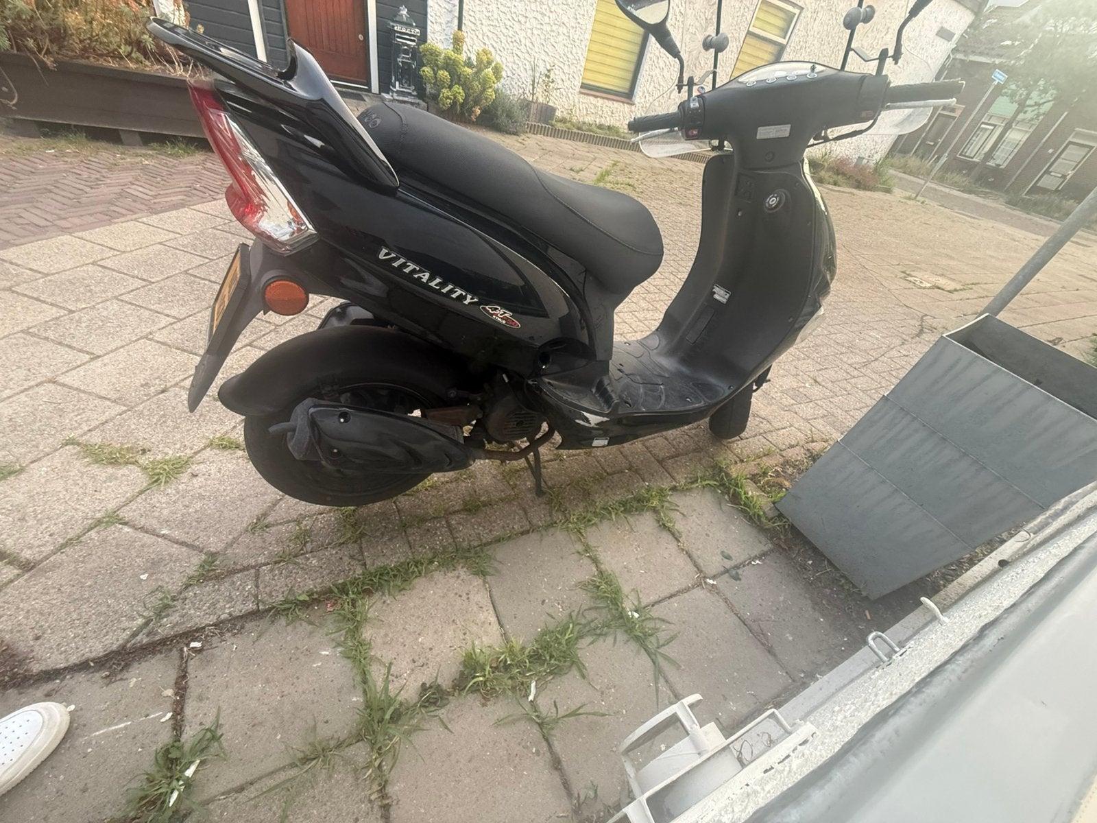 Scooter, geel kenteken, Ophalen, Gebruikt, Kymco, Benzine