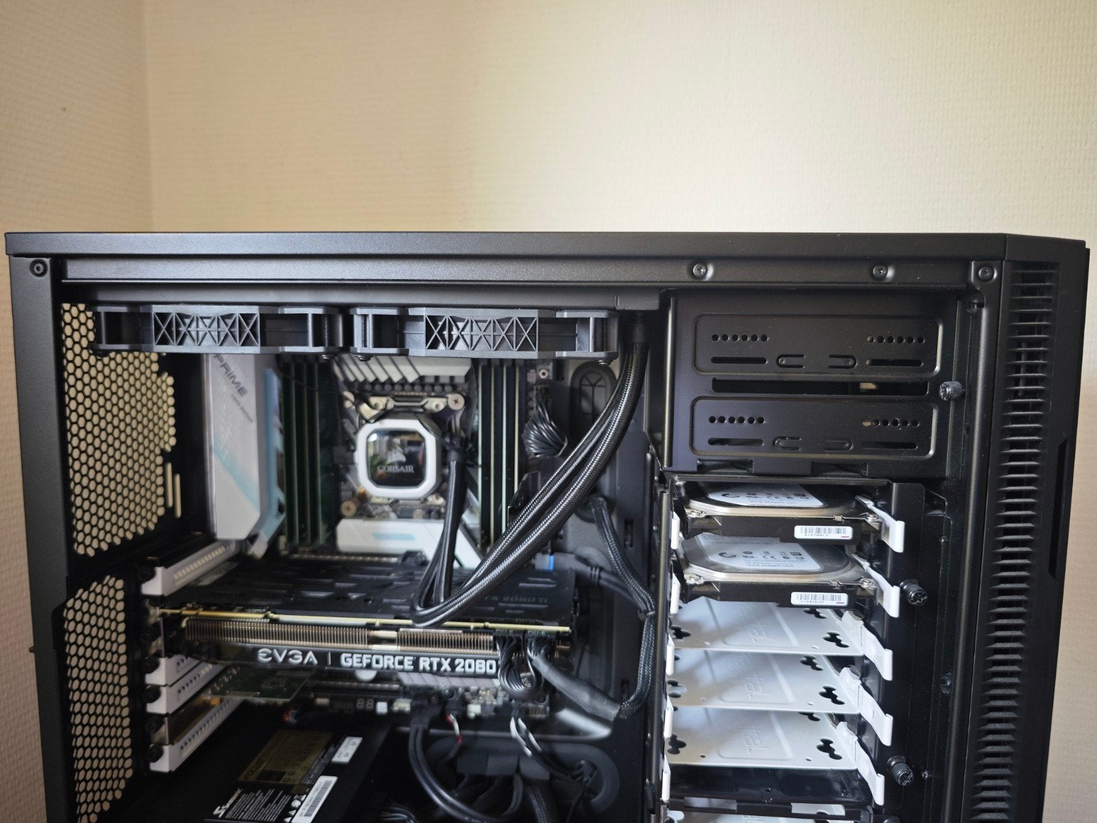 Game PC I9 10900X RTX 2080Ti 32GB DDR4 2x SSD 2x HDD W11, Zelf gebouwde pc, Onbekend, Ophalen of Verzenden, Zo goed als nieuw