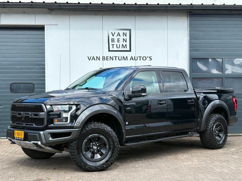 Ford USA F150 Raptor 3.5 V6 457pk Autom. SuperCrew 4x4 Panor, Auto's, Automaat, F-150, Zwart, Bedrijf