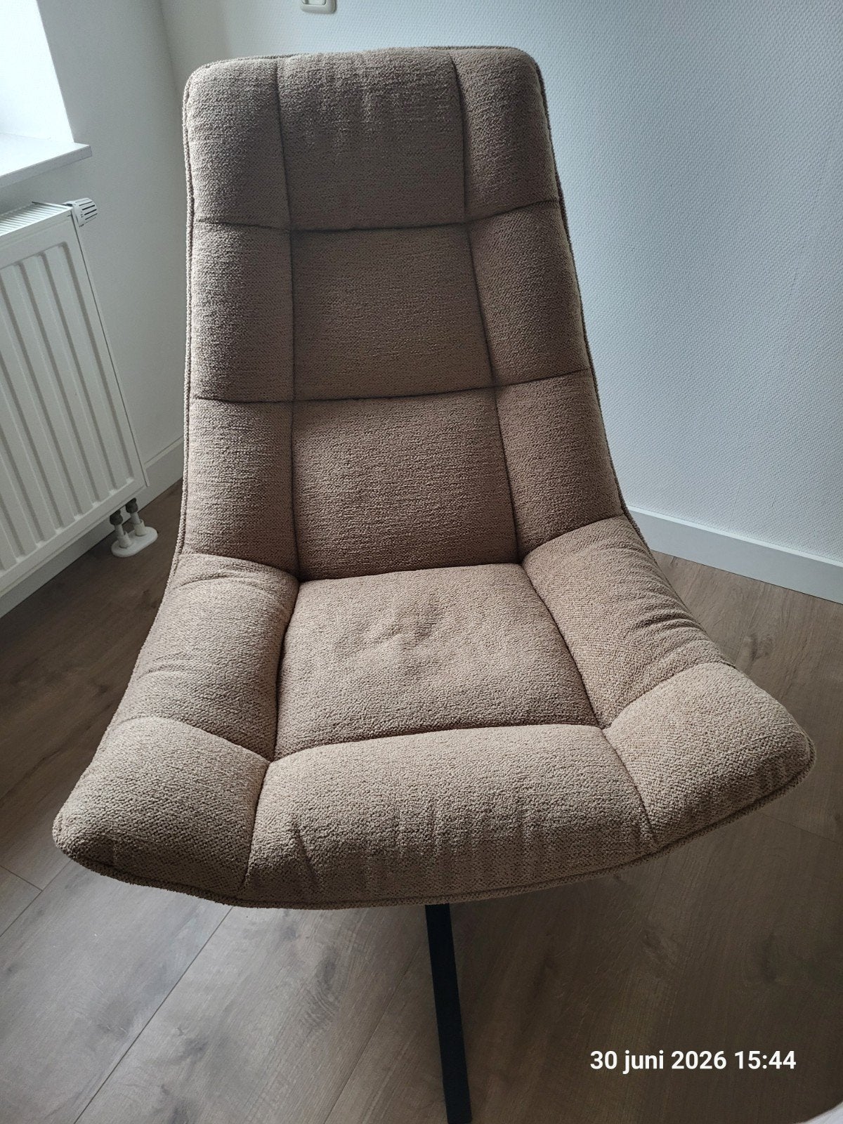 Leen Bakker Emily Stoel, Ophalen, Modern, Comfortabel, Bruin, Zo goed als nieuw