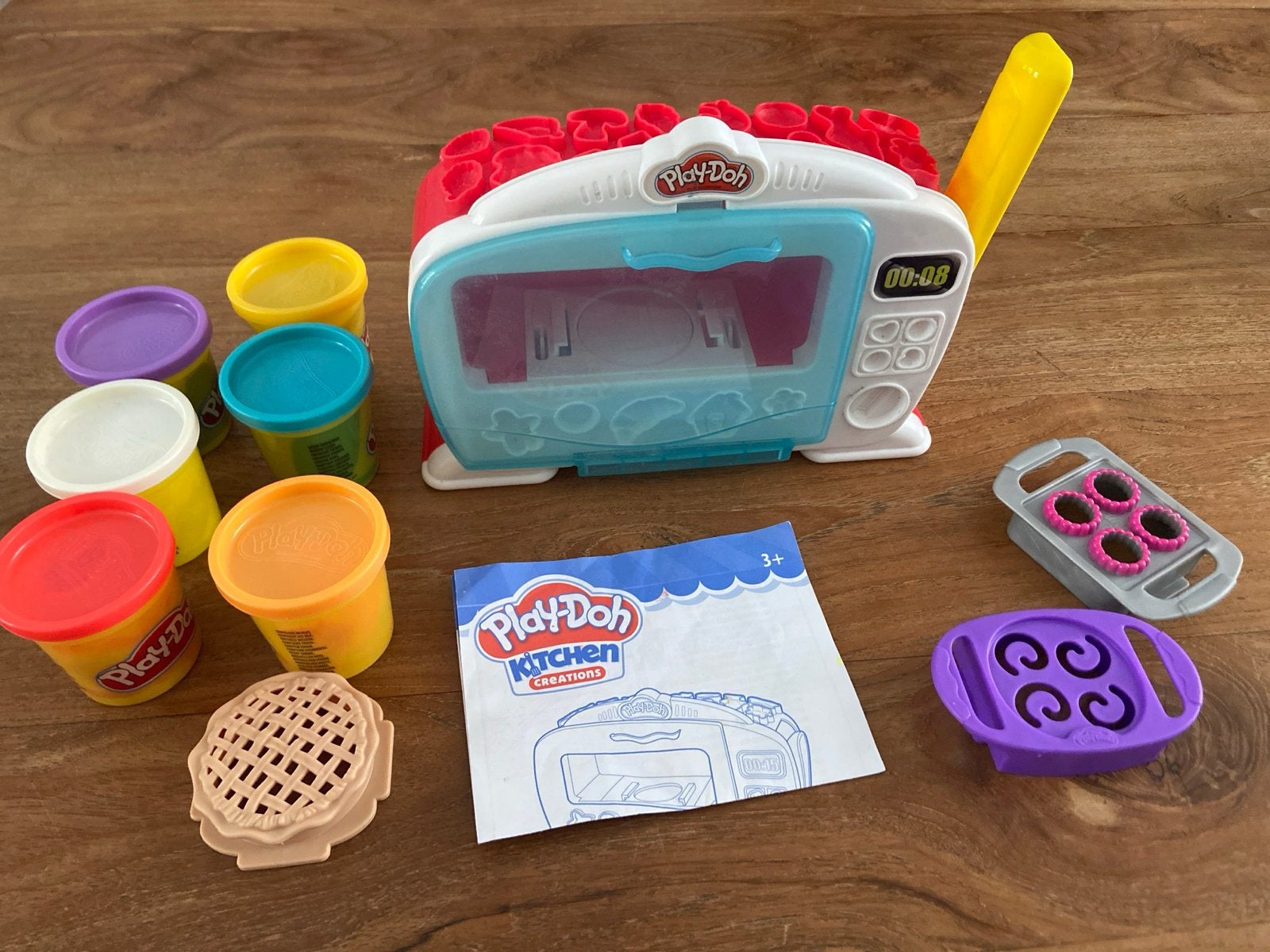 Play-Doh Kitchen Creations Magische Oven Speelset, Ophalen of Verzenden, Zo goed als nieuw, Knutselen, Met licht