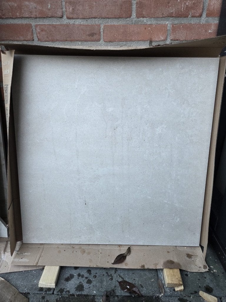 Tegels 60x60cm Ivoor 4m2, Doe-het-zelf en Verbouw, Ophalen, 60 cm of meer, Nieuw, Minder dan 5 m²
