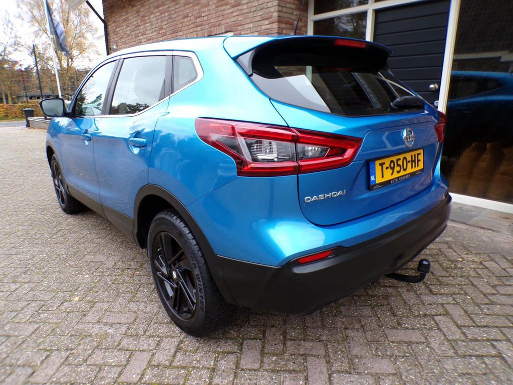 Nissan Qashqai 1.2 Visia, Voorwielaandrijving, Stof, Gebruikt, Blauw