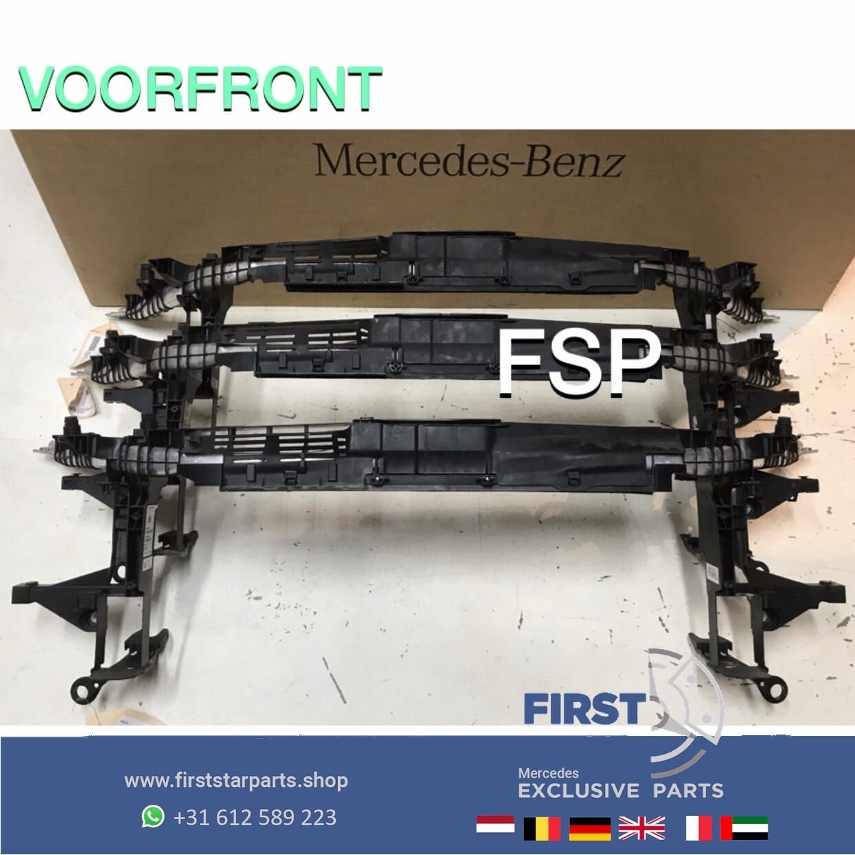 Voorfront Mercedes A B CLA GLA Klasse ALUMINIUM FRONT origin, Gebruikt, -, Voor, Ophalen of Verzenden