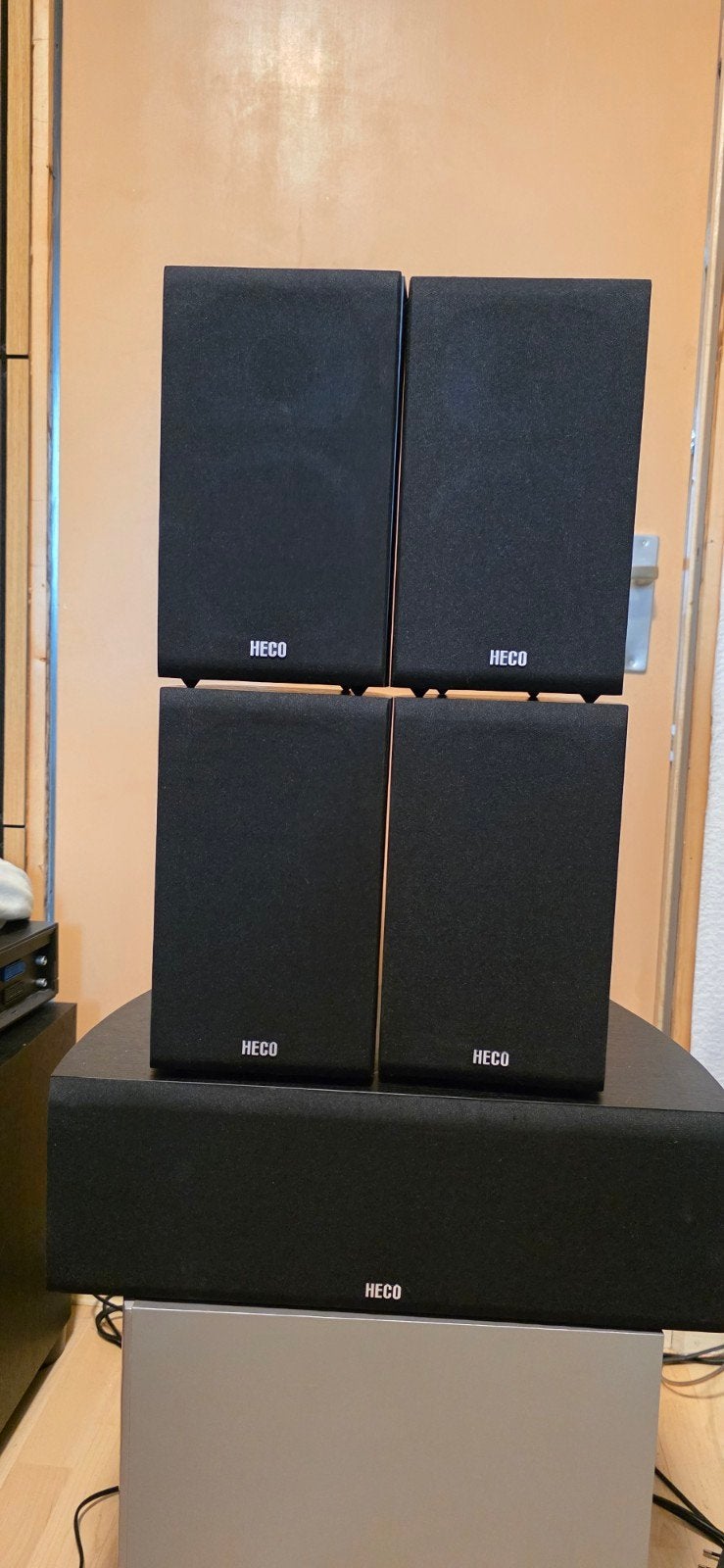 Heco victa 200 met versterker sony DH800, Ophalen, 70 watt of meer, Sony, Overige spelers