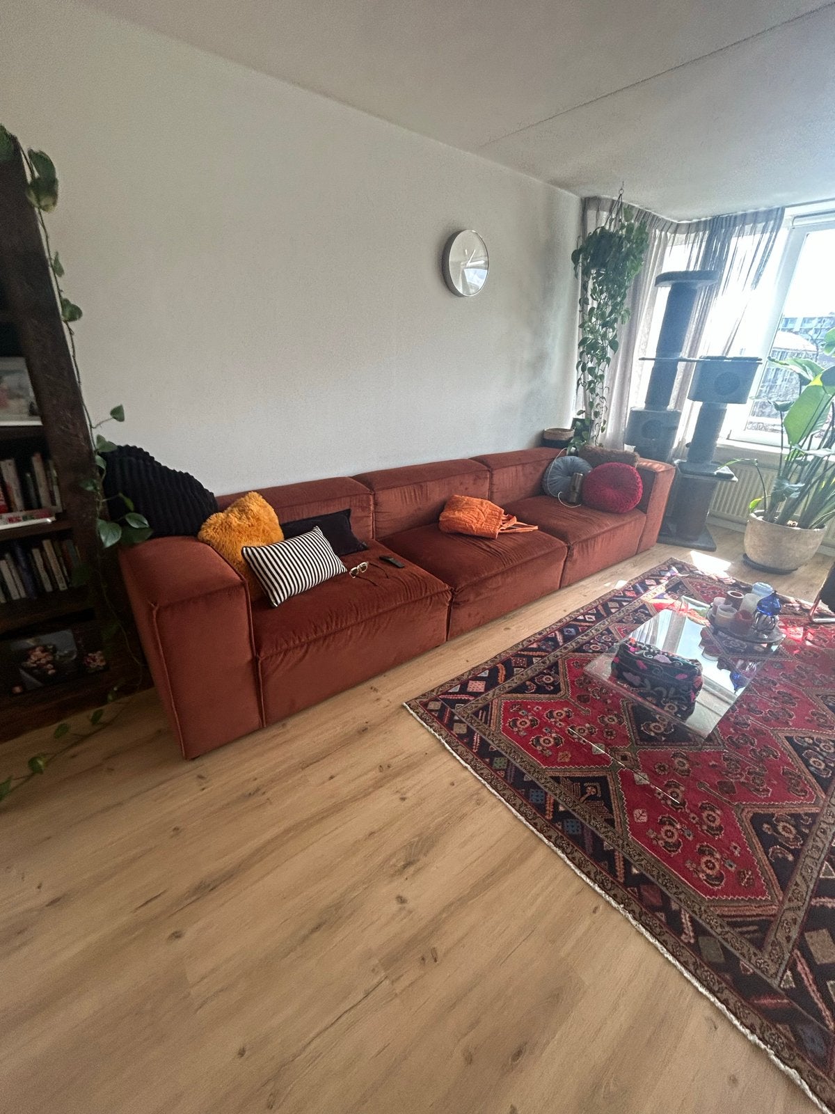 Modulaire 4-zitsbank - zo goed als nieuw, Huis en Inrichting, Ophalen, 300 cm of meer, 75 tot 100 cm, Zo goed als nieuw