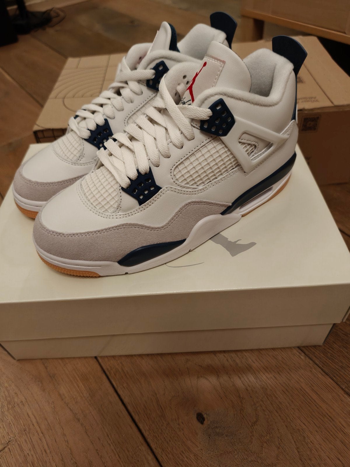 Jordan 4 Retro SB Navy - Maat 40, Kleding | Heren, Schoenen, Ophalen of Verzenden, Nieuw, Blauw