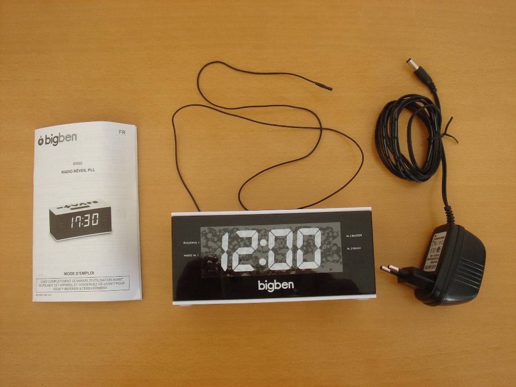 BigBen radio alarmklok met grote cijfers, Ophalen of Verzenden, Zo goed als nieuw, Digitaal