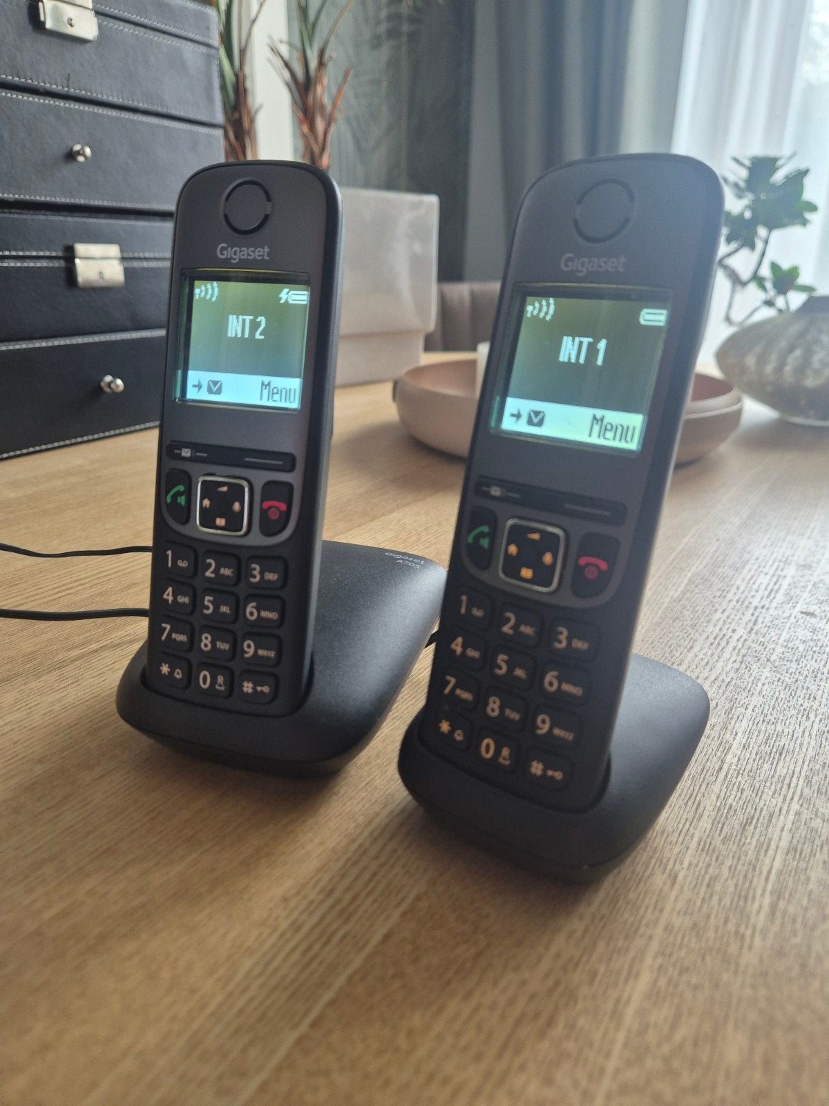 Gigaset A705 dect telefoon draadloos,nieuwstaat!, Ophalen of Verzenden, Zo goed als nieuw, 2 handsets