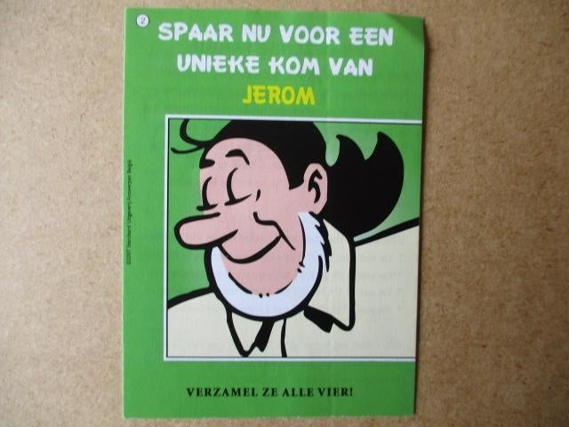 adv10362 suske en wiske spaar voor jerom kom, Ophalen, Suske en Wiske, Gebruikt, Overige typen