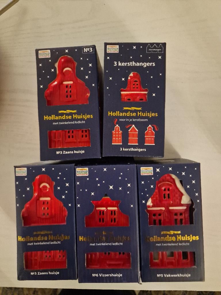 5x Hollands huisje Postcode loterij, Ophalen, Nieuw