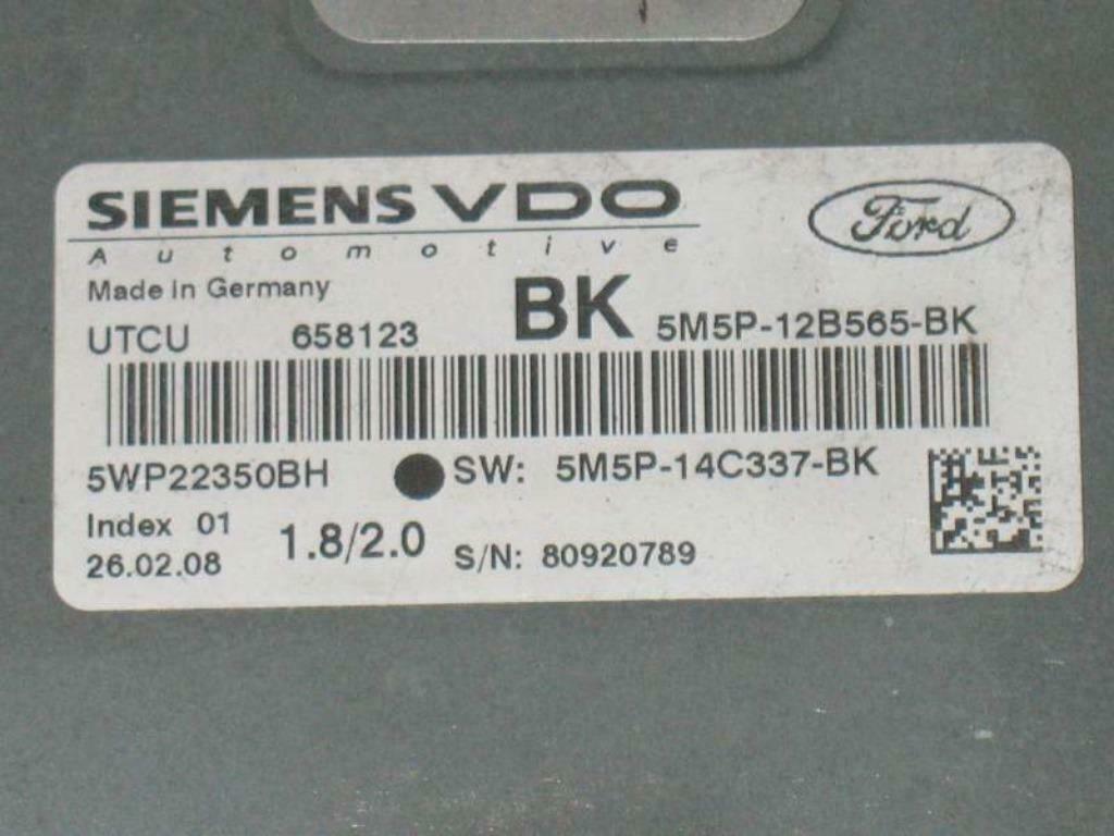 FORD C MAX transmissie computer 5M5P-12B565-BG 5M5P12B565BG, Auto-onderdelen, Ophalen, Gebruikt, Ford
