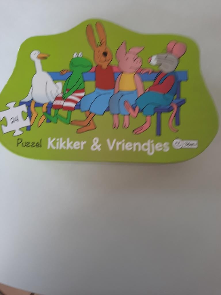 Kikker & Vriendjes Puzzel - 24 Stukjes, Kinderen en Baby's, Speelgoed | Kinderpuzzels, Zo goed als nieuw, 2 tot 4 jaar, Meer dan 50 stukjes