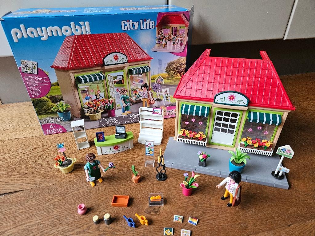 Playmobil bloemenwinkel 70016, Kinderen en Baby's, Speelgoed | Playmobil, Ophalen of Verzenden, Zo goed als nieuw