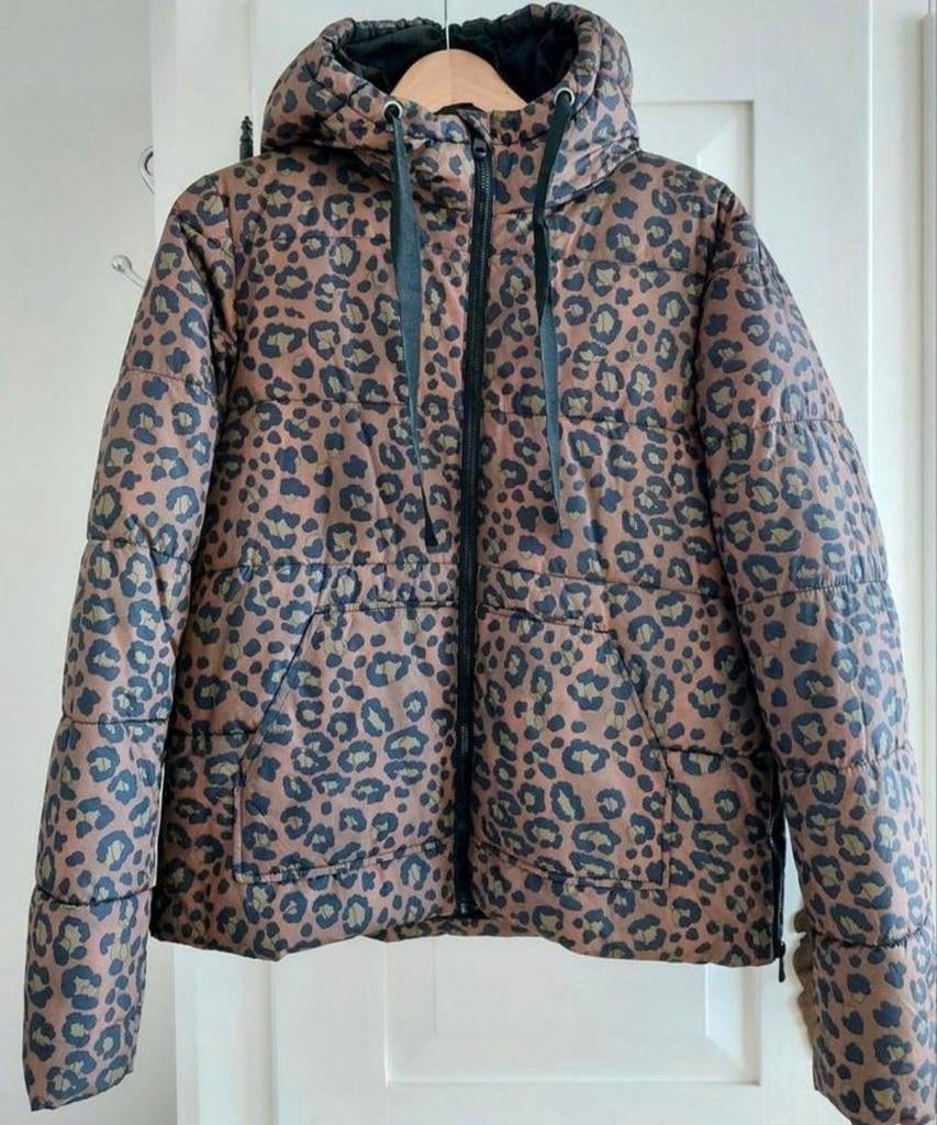 Geisha pantherprint jas, Kleding | Dames, Jassen | Winter, Ophalen, Zo goed als nieuw, Maat 36 (S)