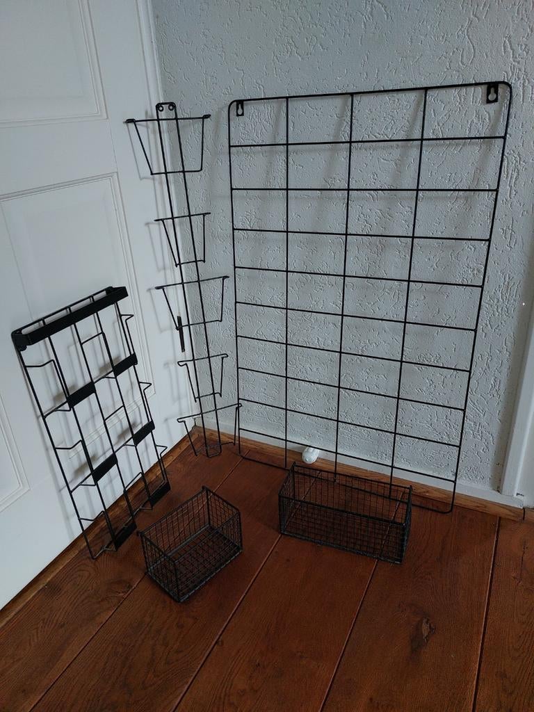 Wandrekken en kaartenhouders., Huis en Inrichting, Woonaccessoires | Overige, Ophalen, Gebruikt