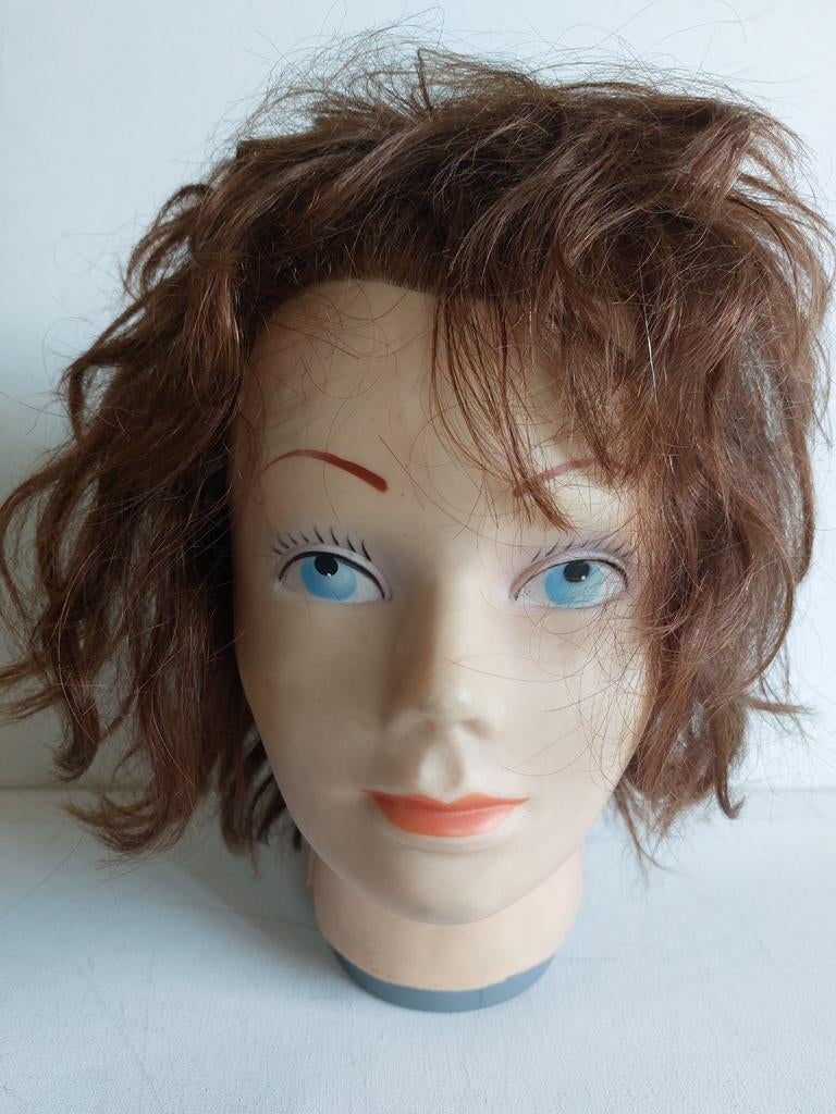 Vintage oefenhoofd met haar Masha, Ophalen of Verzenden, Gebruikt