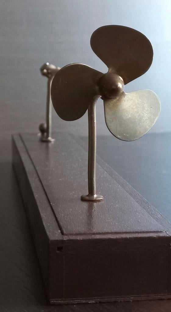 Antiek brons Model Scheepsaandrijving–Chantiers de Penhoët, Ophalen of Verzenden
