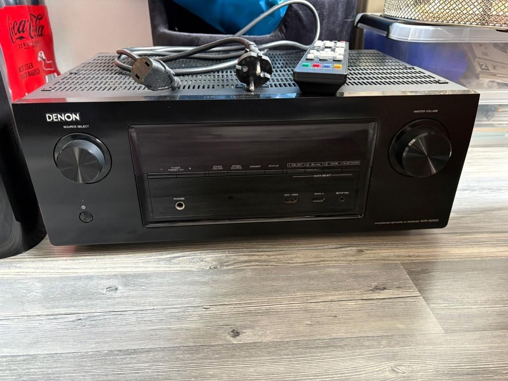 Denon AVRX-2000 met Harman Kardon Speakers, Gebruikt, Complete surroundset, 120 watt of meer, Ophalen