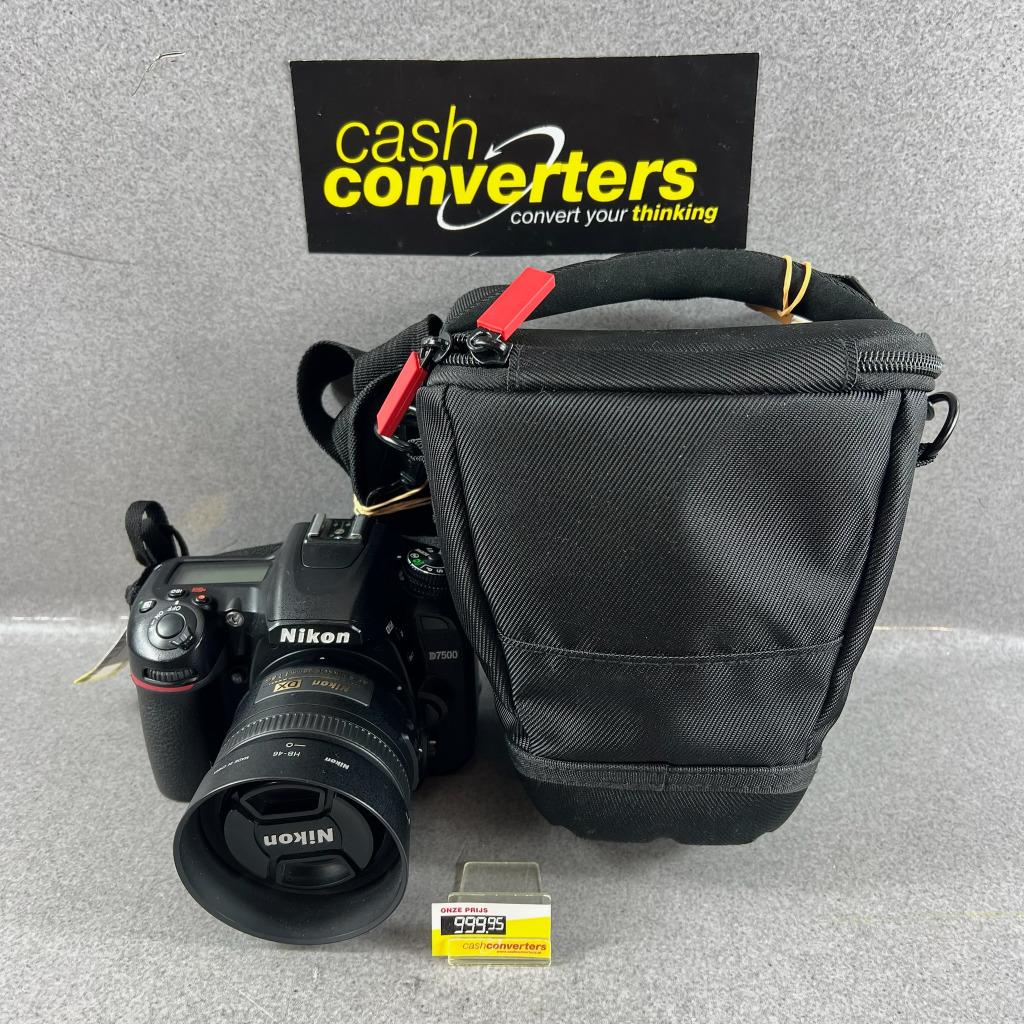 Nikon D7500 + AF-S 35mm lens | tas+lader| 4K | SALE | 385059, Gebruikt, Spiegelreflex, Ophalen of Verzenden, Nikon