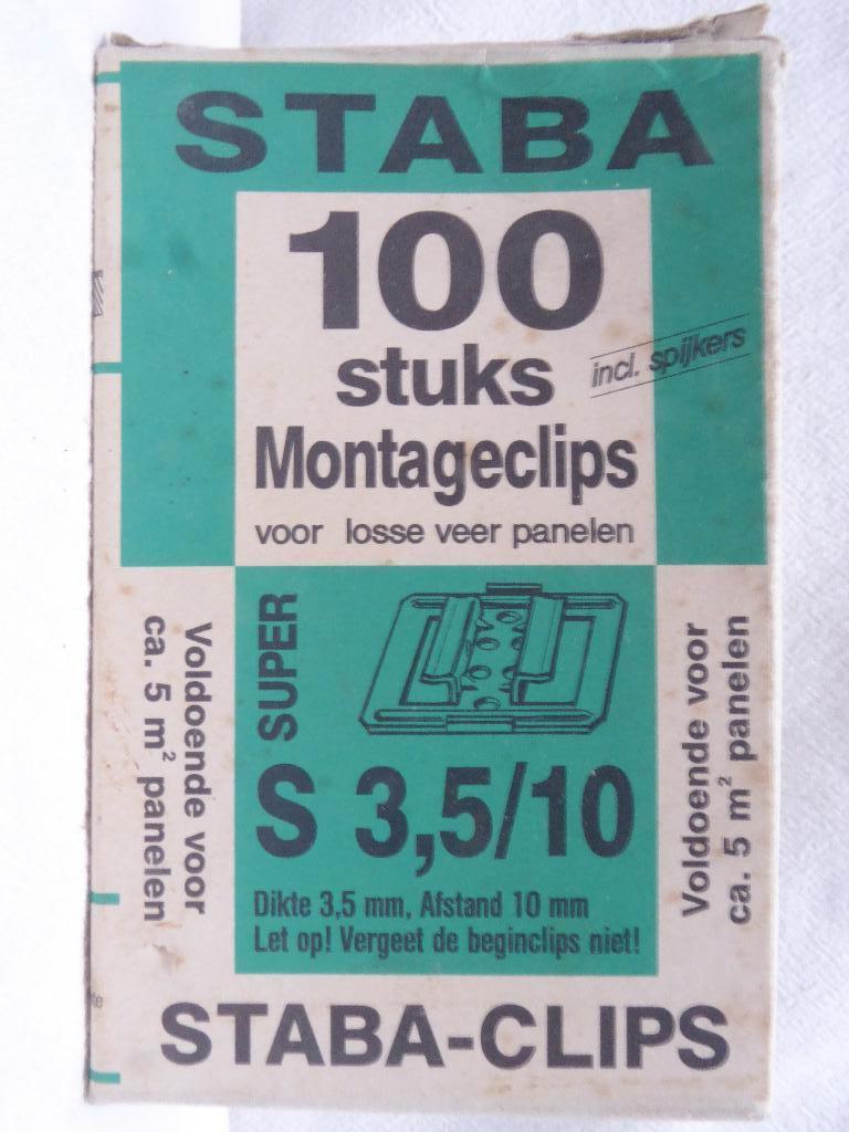 Staba | montageclips | S3,5x10 | nieuw, Ophalen of Verzenden, Nieuw