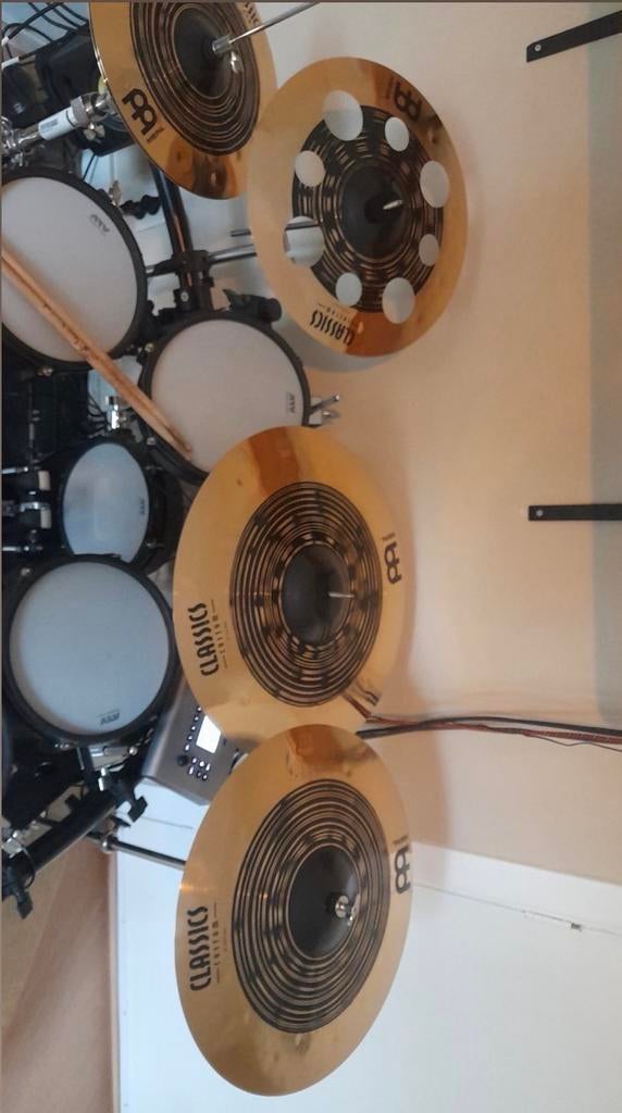 Verschillende bekkens te koop: Meinl dual cymbals, Ophalen of Verzenden, Zo goed als nieuw, Overige merken