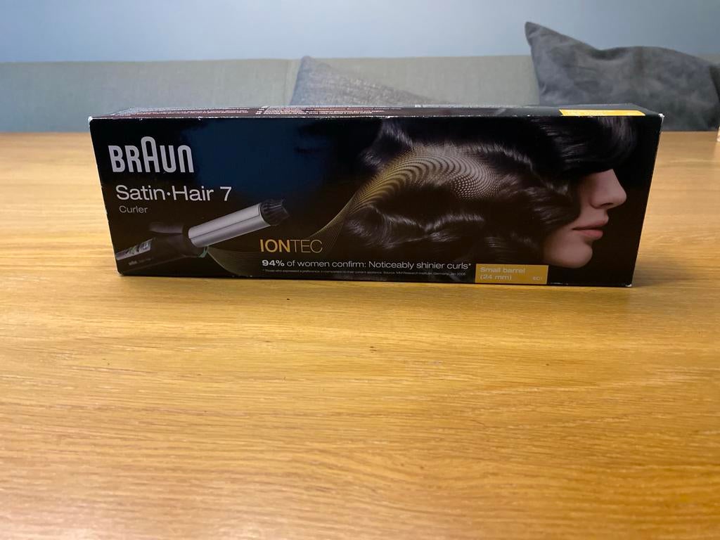 Nieuwe Braun Satin Hair 7 Krultang, Ophalen of Verzenden, Nieuw, Haarverzorging
