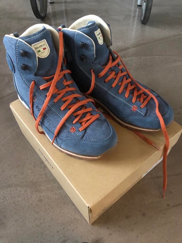 Dolomite Heren Schoenen Half Hoog Maat 43 1/3 (UK9), Ophalen of Verzenden, Zo goed als nieuw, Blauw, Wandelschoenen of Bergschoenen