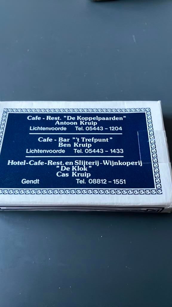 RECLAME KAARTSPEL 32 KAARTEN + 1 JOKER FAMILIE KRUIP, Drie of vier spelers, Ophalen of Verzenden, Nieuw