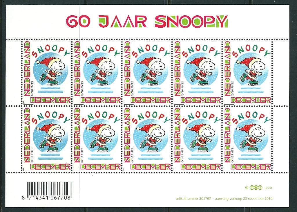 Vel snoopy, no v2777, postfris, Ophalen of Verzenden, Postfris