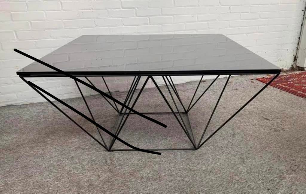 Tafel Space age van Paolo Piva alanda salontafel jaren 80., Ophalen of Verzenden