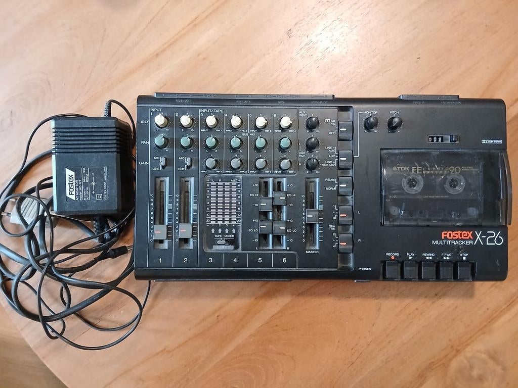 Fostex Multitracker X26 - Cassette Recorder/Mixer, Audio, Tv en Foto, Professionele Audio-, Tv- en Video-apparatuur, Ophalen, Gebruikt