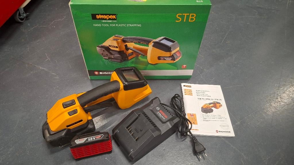 Strapex stb 73 accu strappingmachine omsnoeringsapparaat, Ophalen of Verzenden, ., ., .