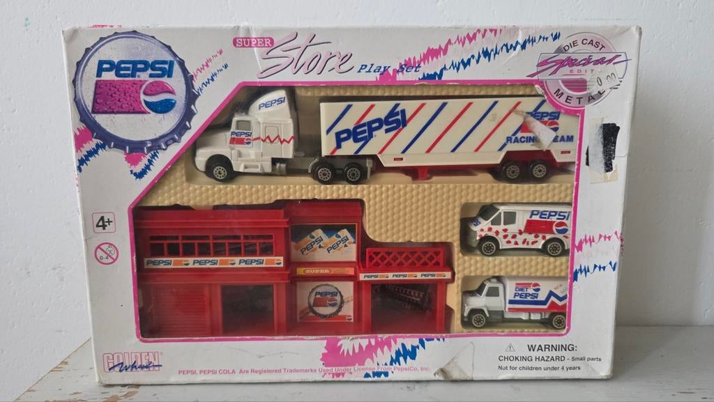 Pepsi Super Store Playset 1996 in doos – Die Cast, Verzamelen, Merken en Reclamevoorwerpen, Ophalen of Verzenden, Zo goed als nieuw