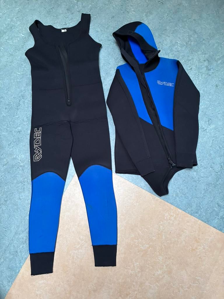 Rydec duikpak (voor man +_1.85 m. 75 kg.), Watersport en Boten, Duiken, Ophalen of Verzenden, Gebruikt, Duikpak