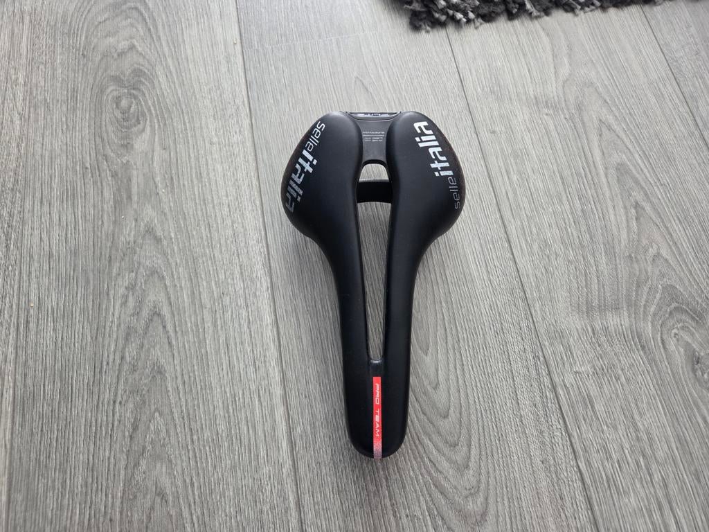 Zadel carbon Selle Italia Flite Superflow Pro Team Alpecin, Sport en Fitness, Wielrennen, Gebruikt, Overige typen, Ophalen of Verzenden