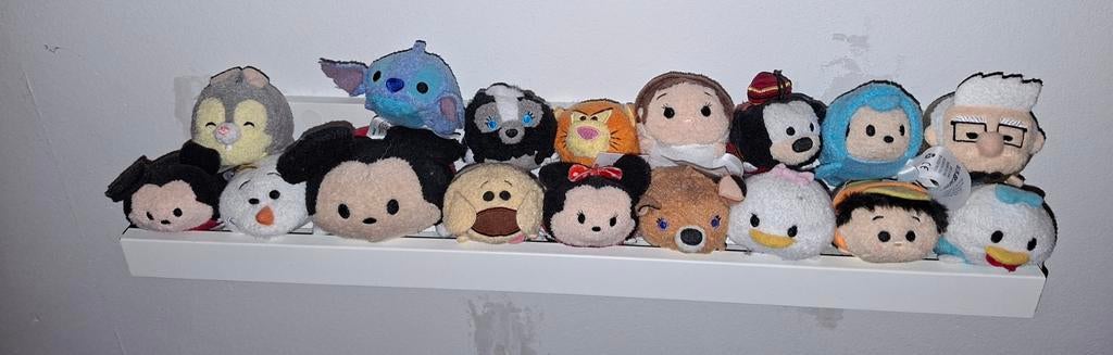 Disney tsum tsum knuffels 34 stuks, Verzamelen, Disney, Ophalen of Verzenden, Overige figuren, Zo goed als nieuw, Knuffel