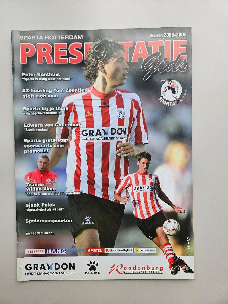 ⚽ Presentatiegids Sparta 2005-2006 ⚽, Ophalen of Verzenden, Sparta, Boek of Tijdschrift