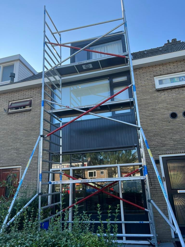 Rolsteiger te huur – Veilig en makkelijk op te zetten!, Ophalen, Zo goed als nieuw, Rolsteiger of Kamersteiger, 5 meter of hoger