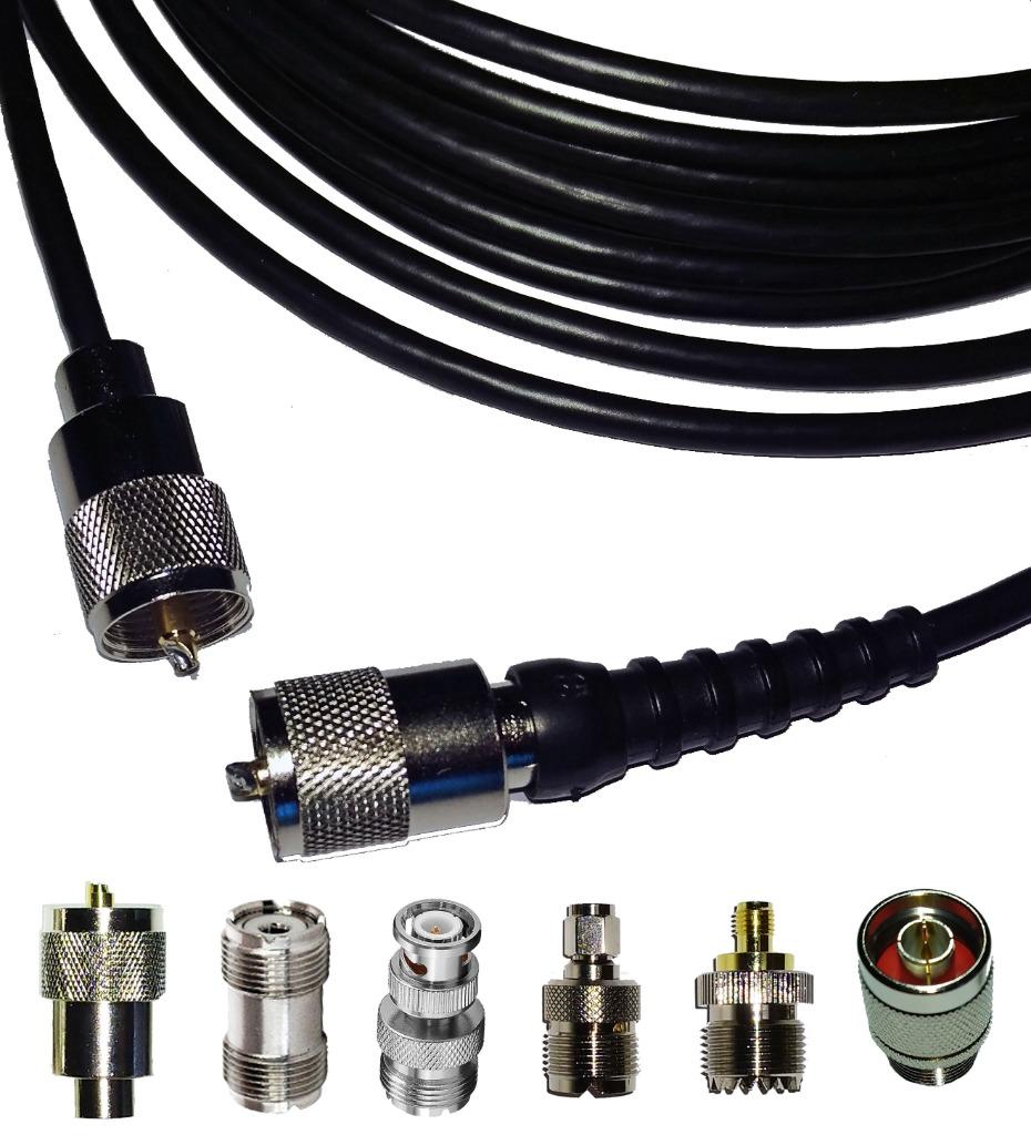 Complete 27Mc antennekabels RG-58C/U met PL-259 vanaf €6,95, Verzenden, Nieuw, Toebehoren