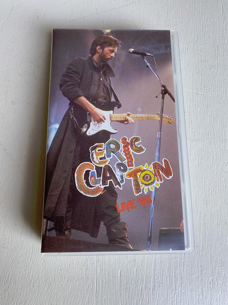 Eric Clapton - Live '85 Video VHS, Alle leeftijden, Ophalen of Verzenden, Zo goed als nieuw, Muziek en Concerten