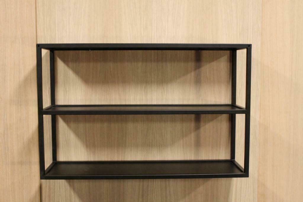Stalen wandrek - hangrek van staal - GRATIS bezorging, Met plank(en), Nieuw, Ophalen of Verzenden, Minder dan 100 cm
