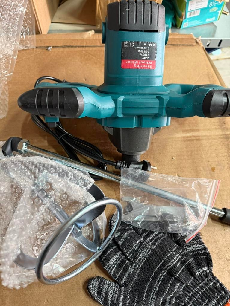 hand betonmixer, Ophalen of Verzenden, Zo goed als nieuw