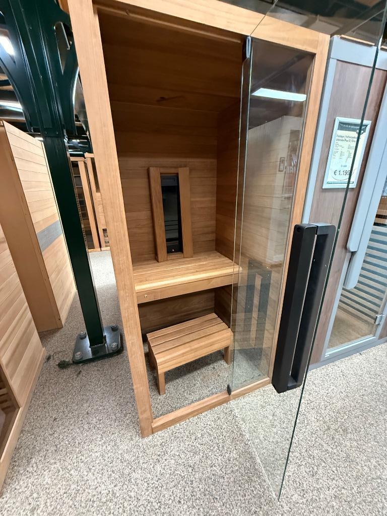 Infrarood binnensauna - SHOWROOMMODEL, Ophalen, Zo goed als nieuw, Infrarood, Complete sauna