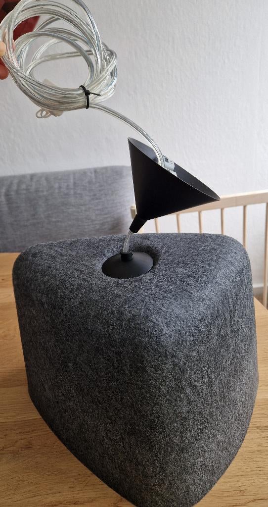 Tom Dixon Hanglamp Felt Shade Grey, vilt lamp, Ophalen, Modern Design Hanglamp, Nieuw, Minder dan 50 cm
