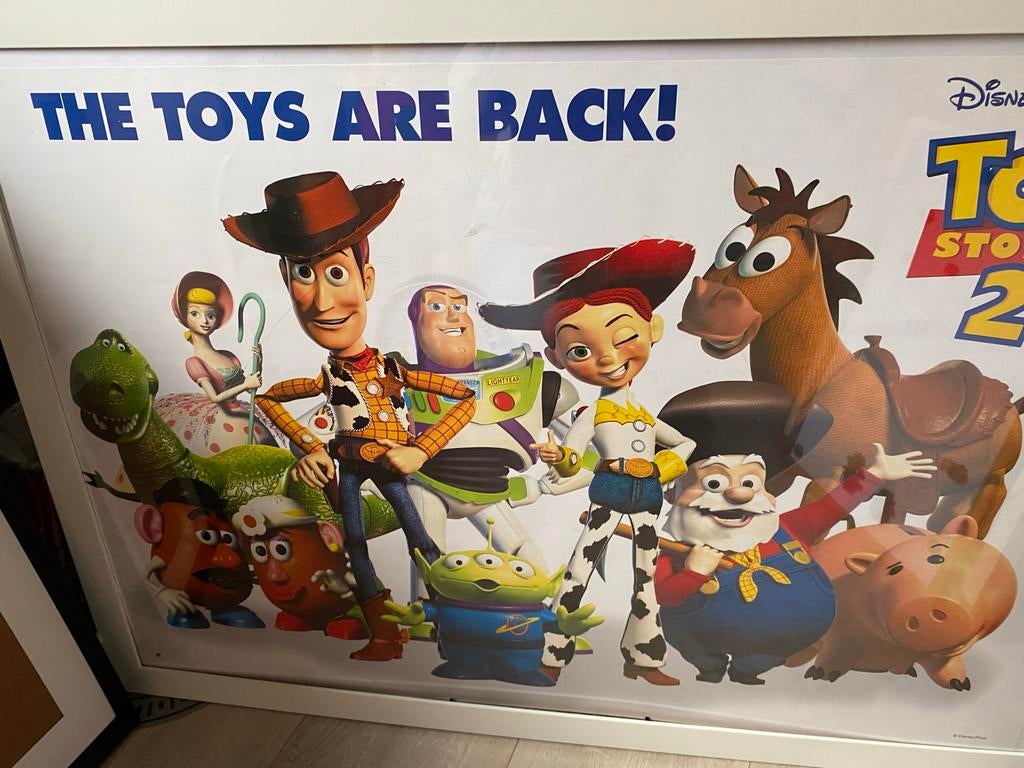 Poster in lijst Toy Story afm 106 x 75, Verzamelen, Ophalen of Verzenden, A1 t/m A3