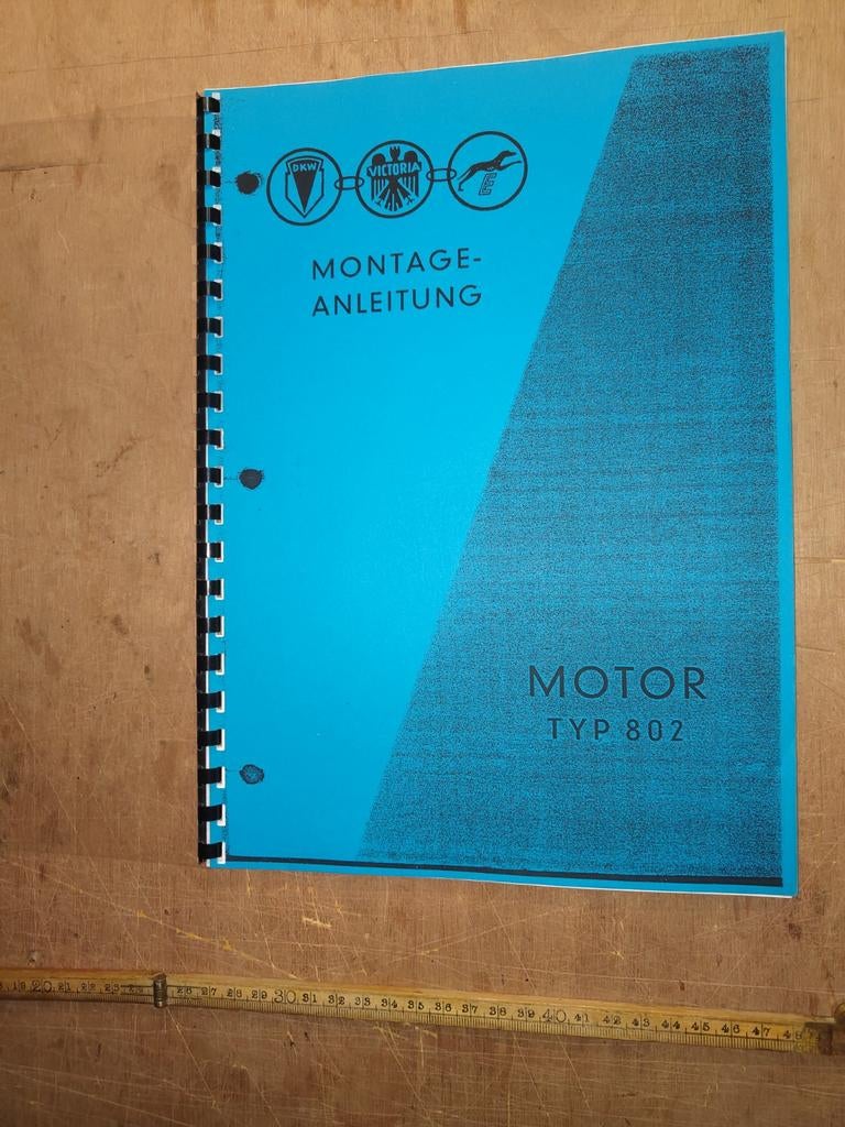 Copy Handleiding Dkw 802 motor, Ophalen of Verzenden, Gebruikt