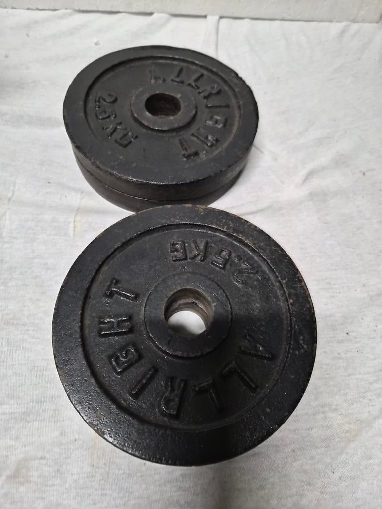 4x 2,5 kg halterschijven, Ophalen